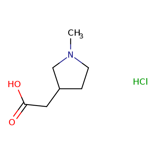 2-(1-Methylpyrrolidin-3-yl)acetic acid hydrochloride