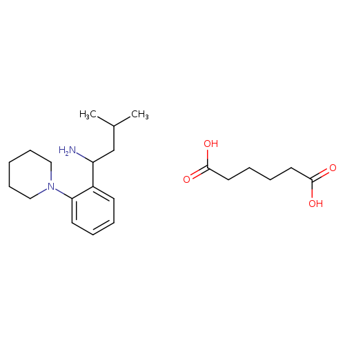 3-Methyl-1-(2-(1-piperidinyl)phenyl)butylaMine Adipate