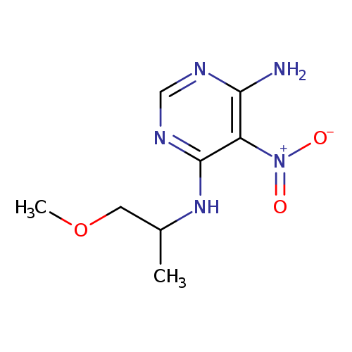 N-(2-Methoxy-1-methyl-ethyl)-5-nitro-pyrimidine-4,6-diamine