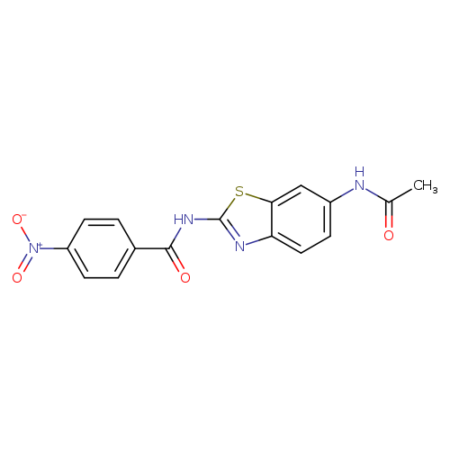 N-(6-acetamido-1,3-benzothiazol-2-yl)-4-nitrobenzamide