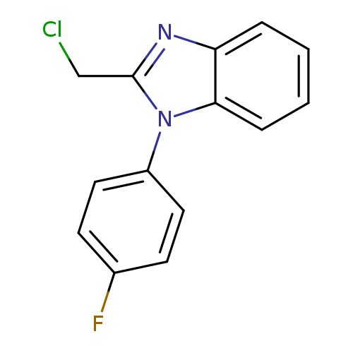 1H-Benzimidazole, 2-(chloromethyl)-1-(4-fluorophenyl)-