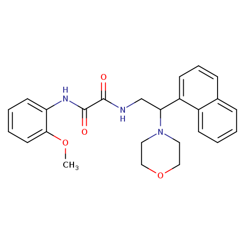 N'-(2-methoxyphenyl)-N-[2-(morpholin-4-yl)-2-(naphthalen-1-yl)ethyl]ethanediamide