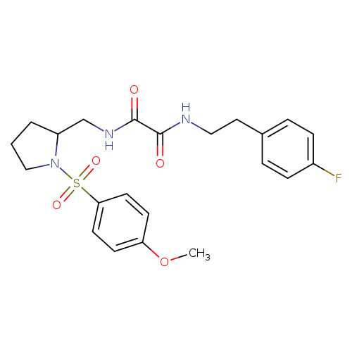 N'-[2-(4-fluorophenyl)ethyl]-N-{[1-(4-methoxybenzenesulfonyl)pyrrolidin-2-yl]methyl}ethanediamide