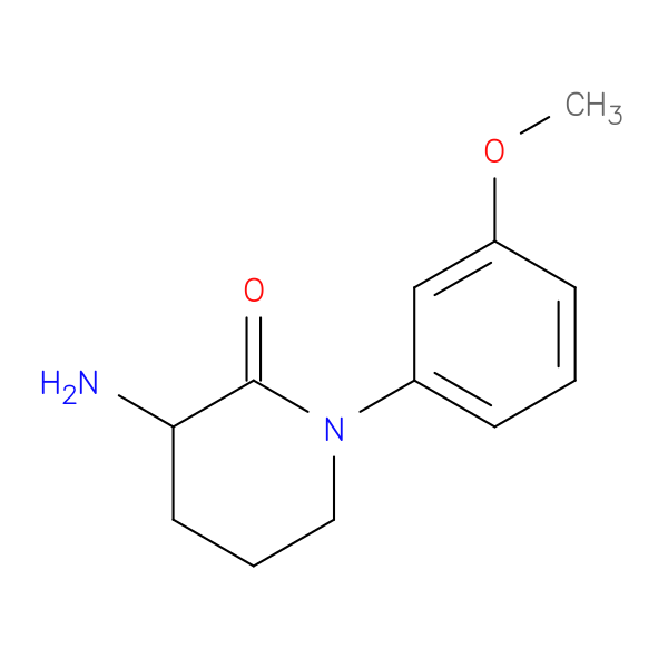 3-amino-1-(3-methoxyphenyl)piperidin-2-one