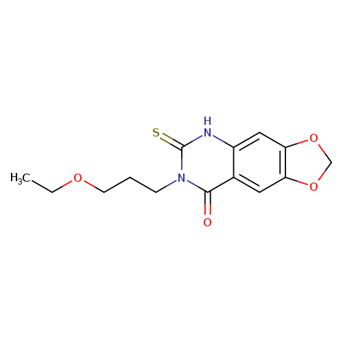 7-(3-Ethoxy-propyl)-6-thioxo-6,7-dihydro-5H-[1,3]dioxolo[4,5-g]quinazolin-8-one
