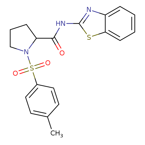 N-(1,3-benzothiazol-2-yl)-1-(4-methylbenzenesulfonyl)pyrrolidine-2-carboxamide
