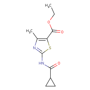 5-Thiazolecarboxylicacid,2-[(cyclopropylcarbonyl)amino]-4-methyl-,ethyl