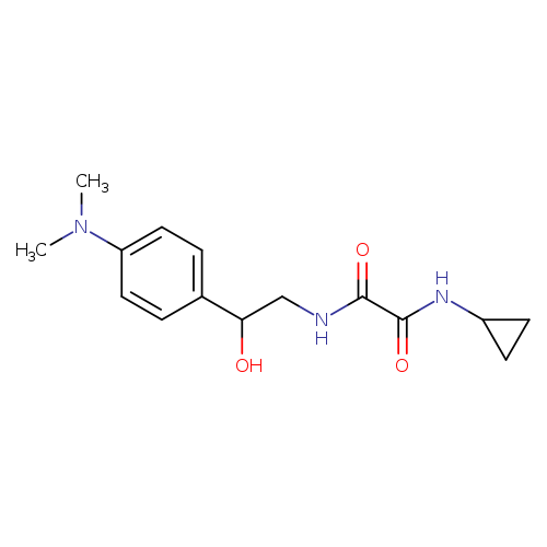 N-cyclopropyl-N'-{2-[4-(dimethylamino)phenyl]-2-hydroxyethyl}ethanediamide