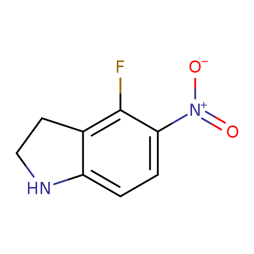 4-Fluoro-5-nitro-2,3-dihydro-1H-indole