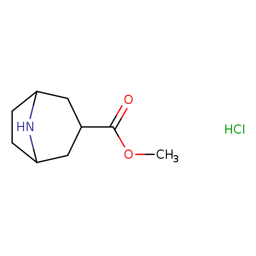 8-Azabicyclo[3.2.1]octane-3-carboxylic acid, methyl ester, hydrochloride (1:1)