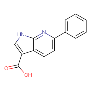 1H-Pyrrolo[2,3-b]pyridine-3-carboxylic acid, 6-phenyl-