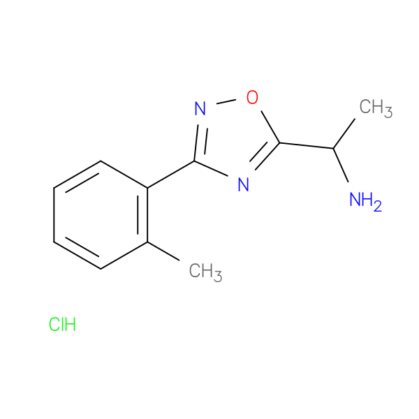 (1-[3-(2-Methylphenyl)-1,2,4-oxadiazol-5-yl]ethyl)amine hydrochloride