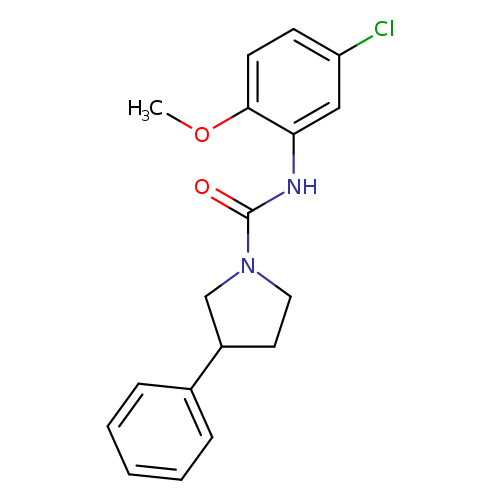N-(5-chloro-2-methoxyphenyl)-3-phenylpyrrolidine-1-carboxamide