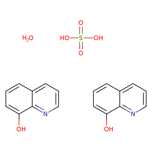 8-Quinolinol, sulfate, hydrate (2:1:1)