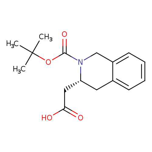 (3R)-2-[(1,1-Dimethylethoxy)carbonyl]-3,4-dihydro-3(1H)-isoquinolineacetic acid