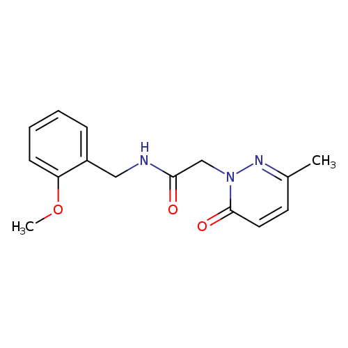 N-[(2-methoxyphenyl)methyl]-2-(3-methyl-6-oxo-1,6-dihydropyridazin-1-yl)acetamide