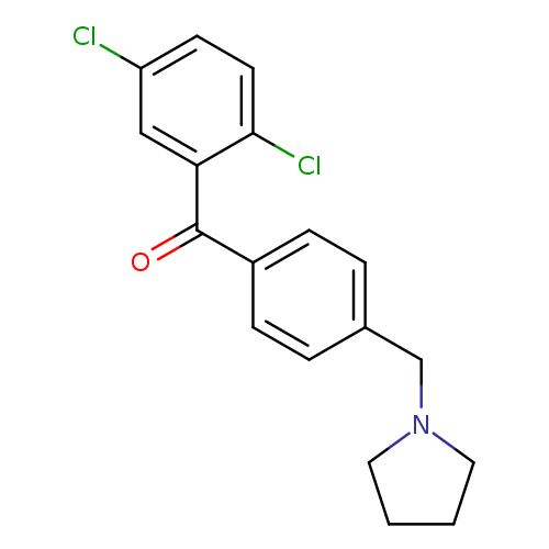 2,5-Dichloro-4'-pyrrolidinomethyl benzophenone