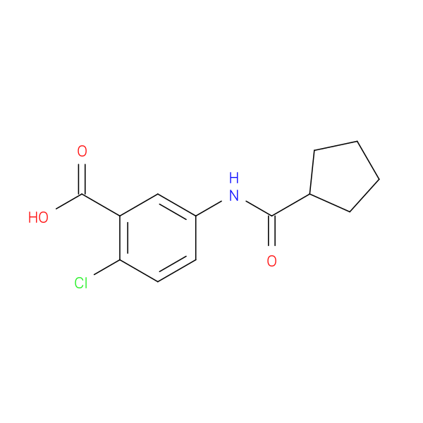 2-chloro-5-cyclopentaneamidobenzoic acid