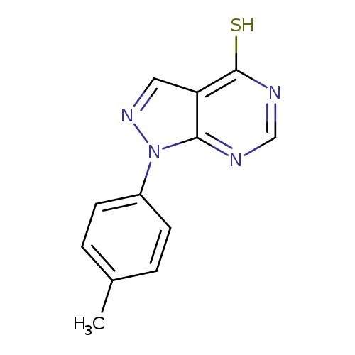 1-(4-methylphenyl)-1H-pyrazolo[3,4-d]pyrimidine-4-thiol