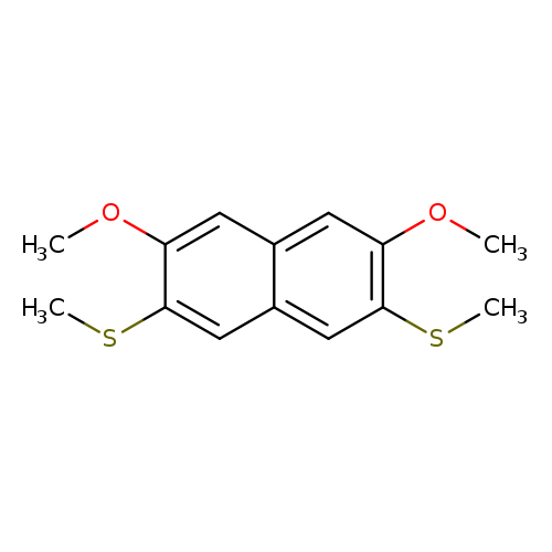 Naphthalene,2,7-dimethoxy-3,6-bis(methylthio)-