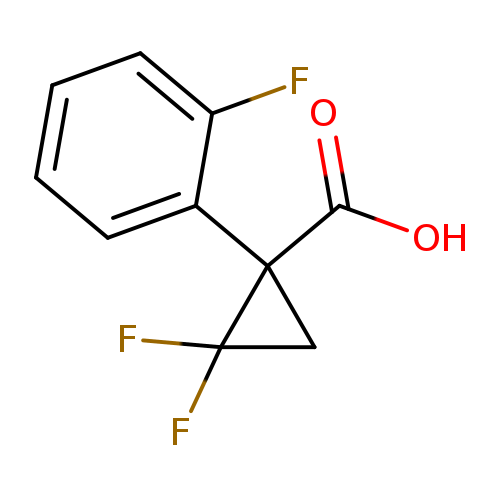 2,2-difluoro-1-(2-fluorophenyl)cyclopropane-1-carboxylic acid