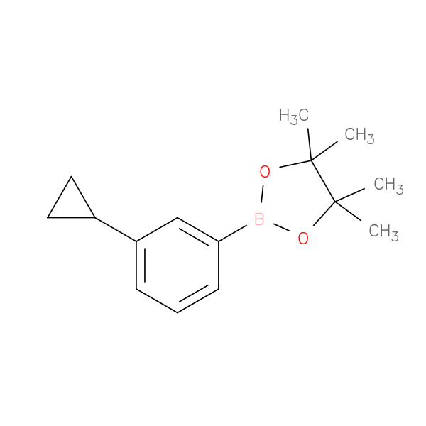 2-(3-Cyclopropylphenyl)-4,4,5,5-tetramethyl-1,3,2-dioxaborolane