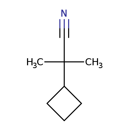 2-cyclobutyl-2-methylpropanenitrile