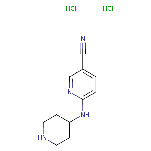 6-[(piperidin-4-yl)amino]pyridine-3-carbonitrile dihydrochloride