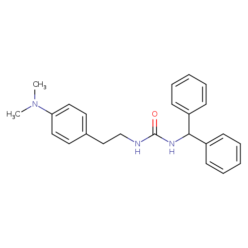 3-{2-[4-(dimethylamino)phenyl]ethyl}-1-(diphenylmethyl)urea
