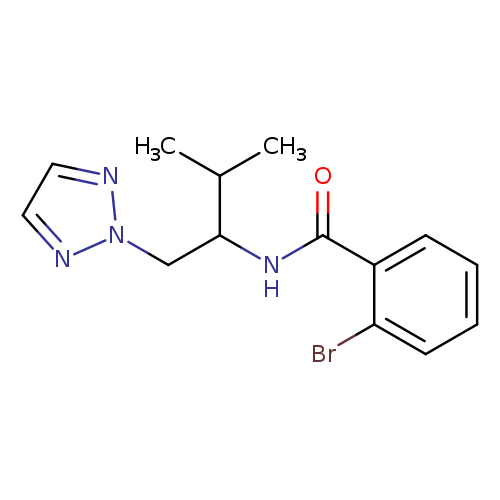 2-bromo-N-[3-methyl-1-(2H-1,2,3-triazol-2-yl)butan-2-yl]benzamide