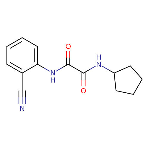 N'-(2-cyanophenyl)-N-cyclopentylethanediamide