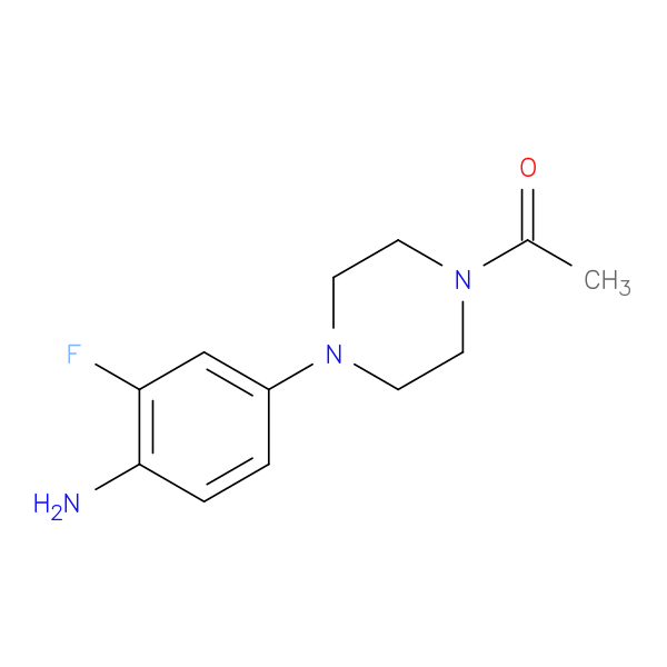 Ethanone,1-[4-(4-amino-2-fluorophenyl)-1-piperazinyl]-