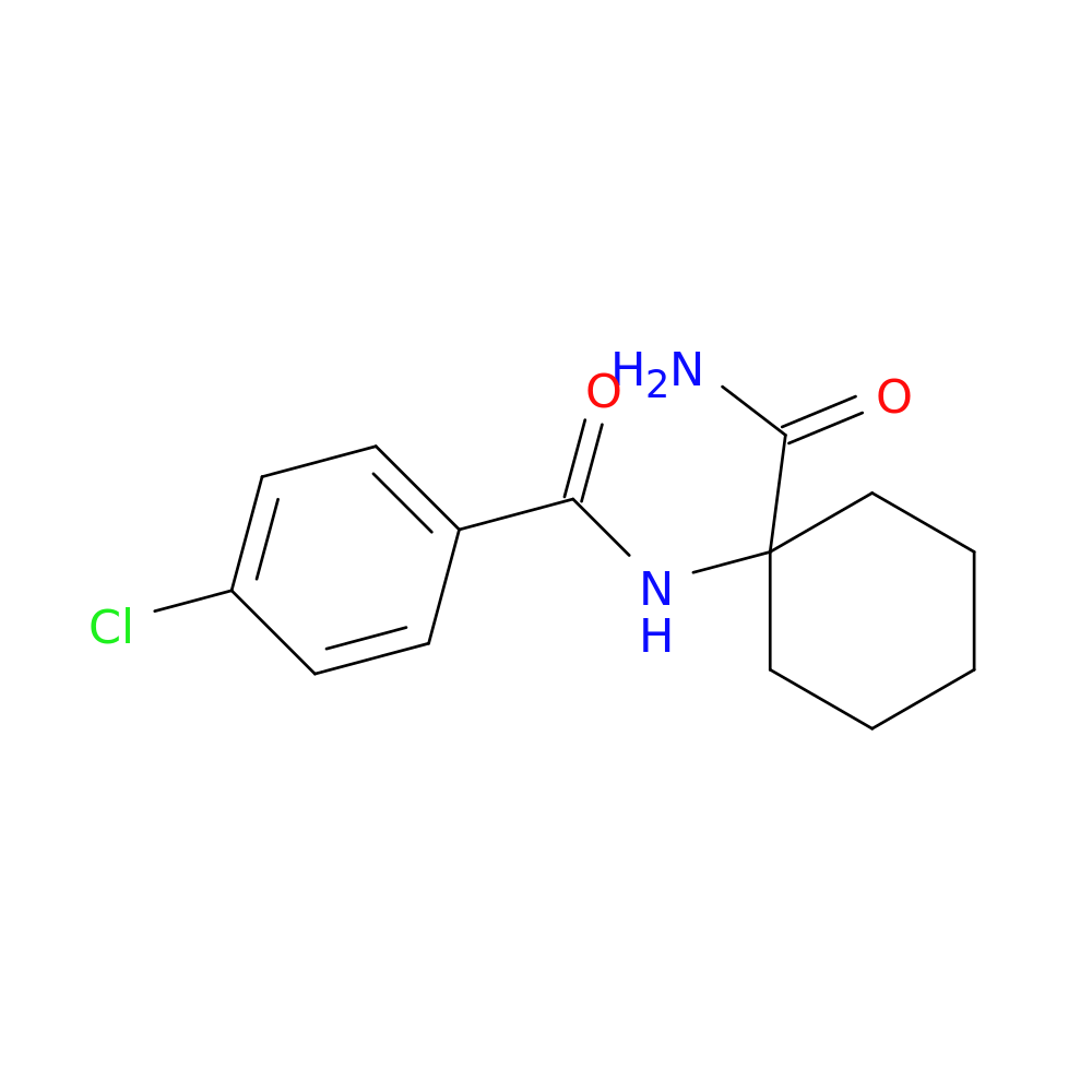 N-(1-carbamoylcyclohexyl)-4-chlorobenzamide