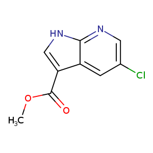 1H-Pyrrolo[2,3-b]pyridine-3-carboxylic acid, 5-chloro-, methyl ester