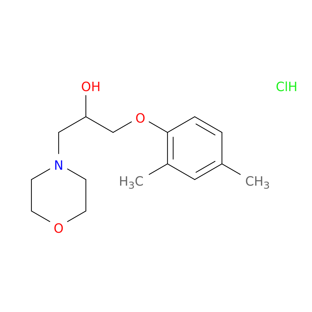 1-(2,4-dimethylphenoxy)-3-(morpholin-4-yl)propan-2-ol hydrochloride