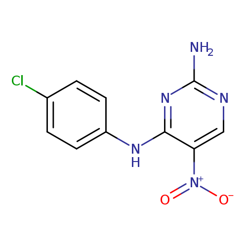 N4-(4-chlorophenyl)-5-nitropyrimidine-2,4-diamine