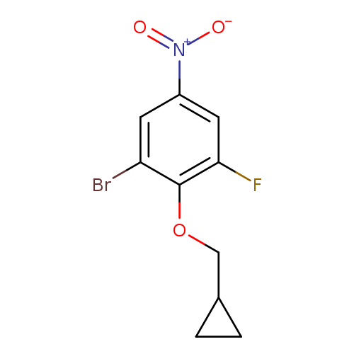 1-Bromo-2-cyclopropylmethoxy-3-fluoro-5-nitro-benzene