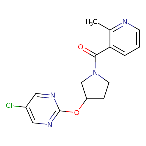 5-chloro-2-{[1-(2-methylpyridine-3-carbonyl)pyrrolidin-3-yl]oxy}pyrimidine