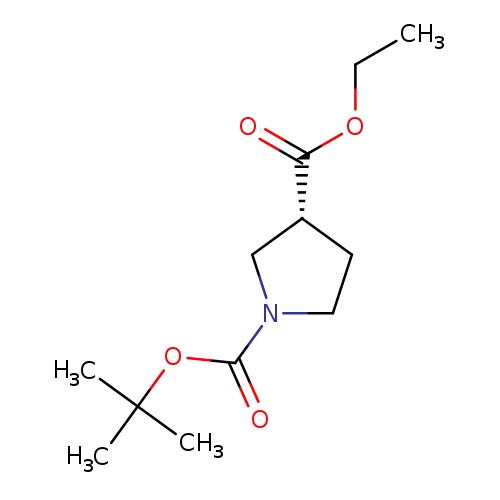 1,3-Pyrrolidinedicarboxylic acid, 1-(1,1-dimethylethyl) 3-ethyl ester, (3R)-