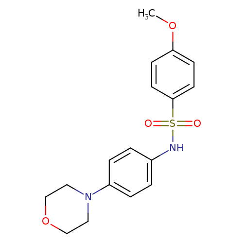 4-methoxy-N-[4-(morpholin-4-yl)phenyl]benzene-1-sulfonamide