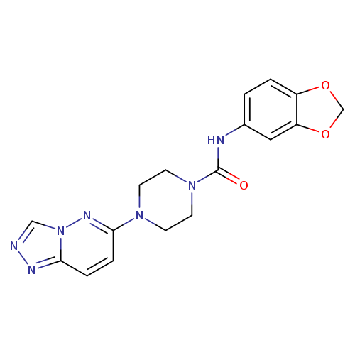 N-(2H-1,3-benzodioxol-5-yl)-4-{[1,2,4]triazolo[4,3-b]pyridazin-6-yl}piperazine-1-carboxamide