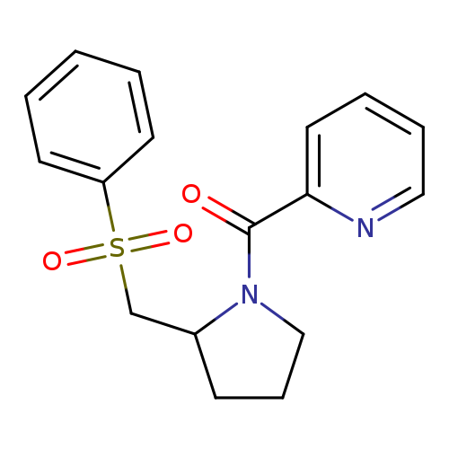 2-{2-[(benzenesulfonyl)methyl]pyrrolidine-1-carbonyl}pyridine