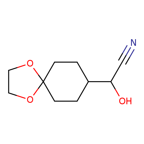 2-{1,4-dioxaspiro[4.5]decan-8-yl}-2-hydroxyacetonitrile
