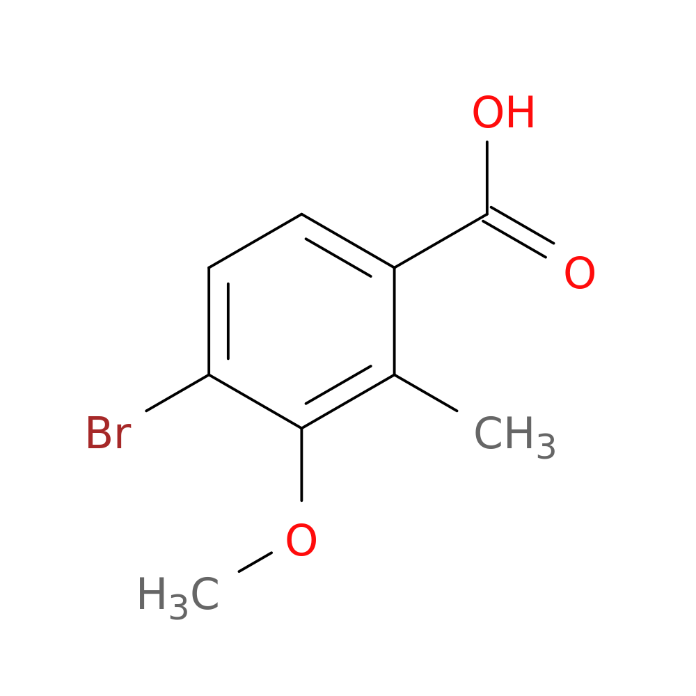 4-Bromo-3-methoxy-2-methylbenzoic acid