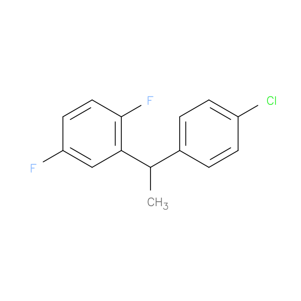 2-(1-(4-chlorophenyl)ethyl)-1,4-difluorobenzene