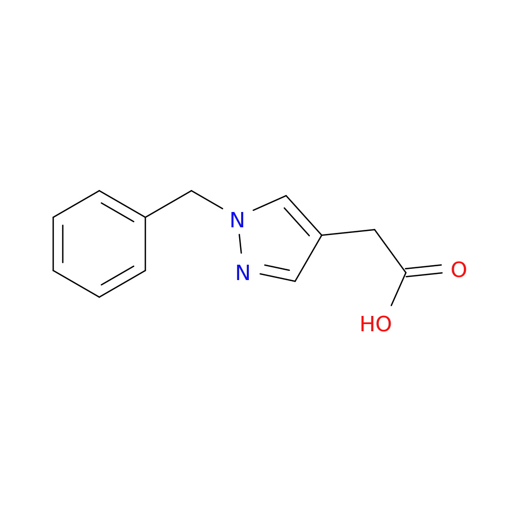 2-(1-Benzyl-1H-pyrazol-4-yl)acetic acid