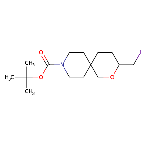 tert-Butyl 3-(iodomethyl)-2-oxa-9-azaspiro[5.5]undecane-9-carboxylate