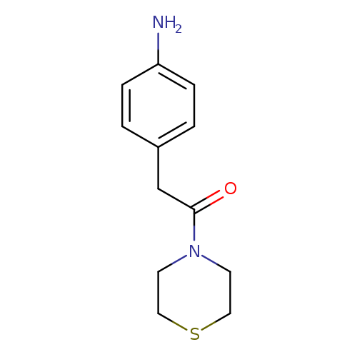 2-(4-aminophenyl)-1-(thiomorpholin-4-yl)ethan-1-one