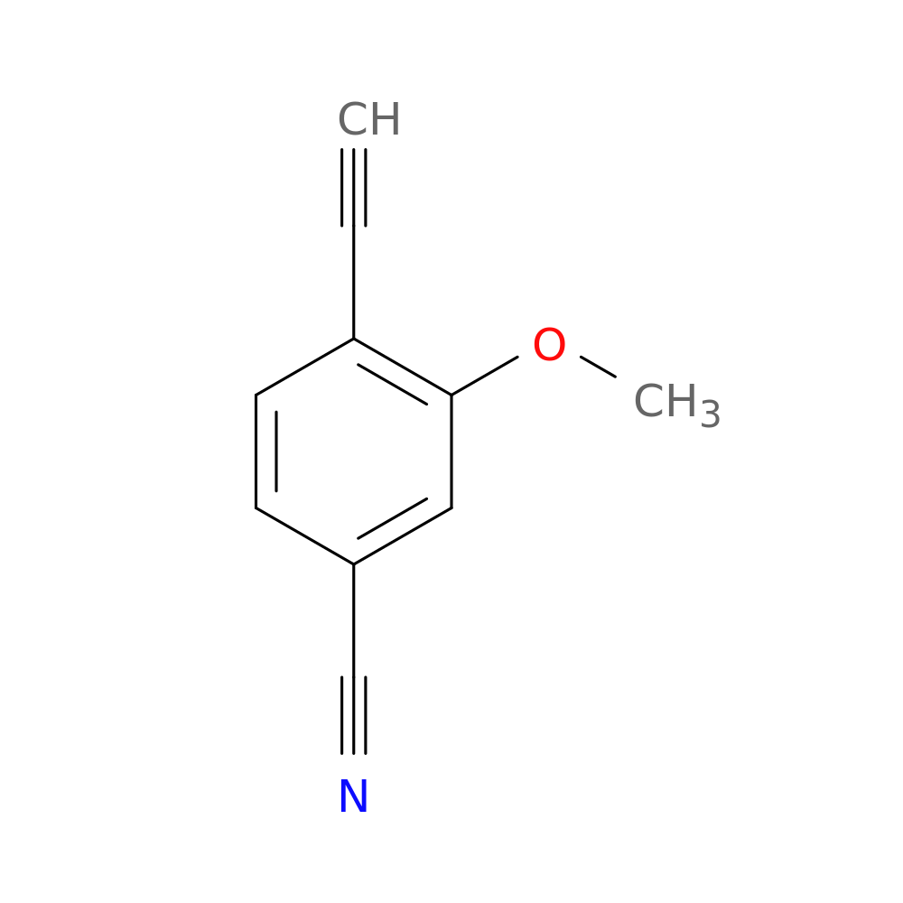 4-ETHYNYL-3-METHOXYBENZONITRILE