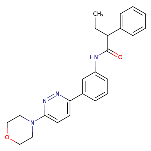 N-{3-[6-(morpholin-4-yl)pyridazin-3-yl]phenyl}-2-phenylbutanamide